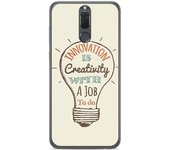 Tumundosmartphone Funda Gel Tpu para Huawei Mate 10 Lite Diseño Creativity Dibujos