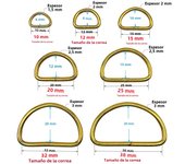10 Pcs/Pack Wire Formed Metal D-Ring Rectangle Loops Tri-Glide Slider Adjuster Non-Welded Belt Strap Buckle