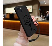 Cute Funny Matchman Phone Case for Oneplus Nord 3 2 9R 9 8T 8 7 7T Pro 6 5G Liquid Silicone Cover with Hand Strap