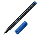 Staedtler Lumocolor 318 Rotulador Permanente Punta Fina Redonda Azul - 10 Uds
