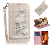 Painted Flip Leather Magnetic Case for OPPO Reno 6 5 4 Pro Plus  Reno4 Lite 5K 4 Z 5z 5G 4G Phone Cover