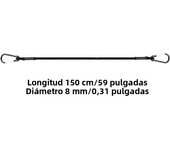 30/60/90/120/150CM Stretch Elastic Ropes 8MM Bungee Cords With Hooks Lightweight Bikes Tie Car Luggage Packing Roof Rack Strap