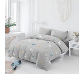Panda Home Juego Funda Nórdico Cama para cama 90, 105,135,150,180cm para edredón 3 o 4 Pieza,Poliéster 100% Microfibrar, Funda nórtica sábana Bajera con Funda de Almohada