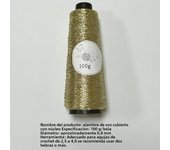 100g Fine Gold Silver Yarn Core-spun Wires Shiny Crochet Steel Wire Ball Thread Metallic Hand-woven DIY Handbag Purse Needlework