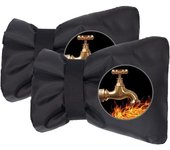 Cubierta protectora para Grifo exterior, cubierta para Grifo exterior, cubierta para Grifo exterior, impermeable, antifreeze, cubierta para Grifo exterior, Negro