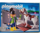 Playmobil 4316 Caballo con transporte *COLECCIONISTA*