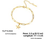 Stainless steel starfish shell pendant bracelet women's bohemian ocean beach jewelry give friends anniversary jewelry gifts