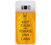 Funda original compatible con Samsung Galaxy S8 - Keep calm and tomate una caña