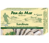 PACK 4 UDS. - Sardinas en Aceite de Oliva Eco 120g Pan Do Mar