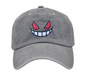 Anime Pokemon Gengar Baseball Caps Snapback Hats Adjustable Sports Caps Hip Hop Hats Trendy Embroidery Solid Color for Men Women