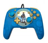 Rematch Wired Controller Zelda Hyrule Blue Licenciado Control Para Nintendo Switch