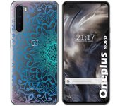 Tumundosmartphone Funda Gel Transparente para OnePlus Nord diseño Mandala Dibujos