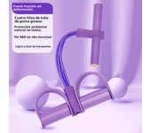 Multifunction Tension Rope Resistance Band Elastic Pedal Puller Leg Stretching Slimming Training Portable Fitness Equipment