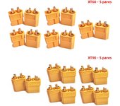 5/10 Pairs XT60 XT90 Male Female Connector Plug For RC Lipo Battery Waterproof Electrical Connector, Drone Airplane,Car,Solar.