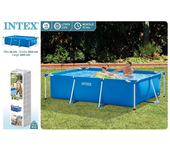 Piscina rectangular desmontable (capacidad 3834 litros) (+ 6 años) 300x200x75 cm (Intex 58981)