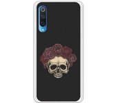 Funda compatible con Xiaomi Mi 9 - tatoo calavera mexicana dotwork