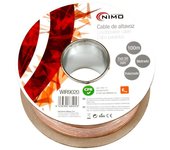 Cable para altavoz 2x0.5mm, Transparente polarizado 100m