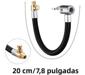 10/20/60/100cm Car Tire Inflator Hose Tube Inflatable Air Pump Extension Tube Adapter Twist Tyre Connection Locking Air Chuck