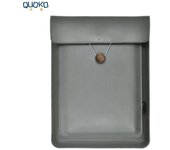Double Layer High Capacity 13 Inch Laptop Bag Cover PU Leather Sleeve Case For M1 M2 MacBook Pro Air 13.3 13.6 Dell HP