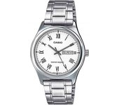 Casio MTP-V006D-7B Reloj Analógico Cuarzo Hombre Plateado con Calendario