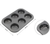 2 PCS Moldes Para Hornear, Bandeja Horno, Molde Horno Magdalenas, Antiadherente En Acero De Carbono,, Buena Calidad.
