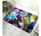 1pc Cartoon Bubble Bobble Game Floor Mat Floor Mat Anti-Slip Kitchen Bedroom Handmade Tufted Rug Carpet