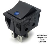 1PCS rocker switch KCD4 4PIN 6PIN 2 / 3 position ON-OFF Mini with light cat-eye 220V LED rocker switch button 16A 30A 250VAC 20A