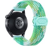 20mm/22mm braided Strap For Samsung Galaxy Watch 6 4 classic/5 pro/active 2/s3/46 Nylon loop bracelet Huawei watch GT2 3 4 Band