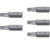 Truper Puntas Torx T27 con Seguro para Destornillador - 25 Mm - 5 Puntas