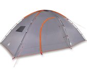 vidaXL Tienda de campaña para 8 personas impermeable naranja