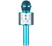 Micrófono Karaoke Bluetooth 4 en1 Wireless Inalámbrico Microphone Grabadora de Altavoz de Karaoke Portátil Canta Partido Musica Casa KTV, Compatible con Android/iPhone/iPad/PC
