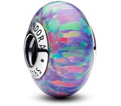 Pandora Charm en plata de ley Morado Opalescente  Pandora Moments 791691C05 , para Mujer