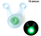 10pcs LED Tent String Rope Guard Hanging Light Mini Flashlight Waterproof Outdoor Camping Fishing Warning Safety Lamp