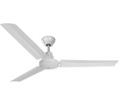 Ventilador de techo modelo mini industrial. color blanco potencia: 60w aspas: ø120cm con controlador de pared edm