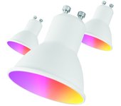 Bombilla muvit io gu10 5.5w rgb pack 3 unidades