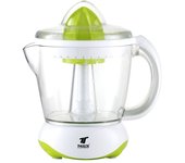 Exprimidor Eléctrico de 1.0L Potente y Eficiente para Jugos Frescos Prepara jugos frescos con facilidad utilizando este exprimidor eléctrico de 1.0 litro de capacidad y potencia de 40W, con giro en ambas direcciones.