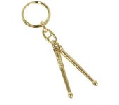 Llavero Baquetas FTL014 - Color Dorado - Medida 5cm - Instrumentos Musicales - Ortola