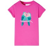 Camiseta Infantil dark pink 104