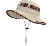 Sombrero de Pescador Hombre Sombrero para el Sol Verano Protección UV, Plegable Sombrero Safari Hombre Trekking Bucket Hat