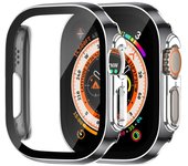 Waterproof Case for Apple Watch Ultra Screen Protector Case 49mm Straight Edge Cover iWatch series 8 SE 7 4 45mm 41mm 44mm 40mm