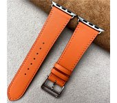 Genuine Leather Strap For Apple Watch band 44mm 45mm 40mm 38mm 42mm Bracelet Loop Wristband For Apple Watch Ultra2 1 49mm SE 8 9