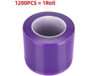 1200Pcs/roll Disposable Tattoo Barrier Film Dental Protect Tape Tattoo Clear Wrap Covers Plastic Anti-fouling Film Adhesive Band
