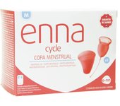 Enna cycle copa menstrual 2 unidades talla m + esterilizador