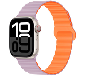 Magnetic Strap For Apple Watch Band 40mm 45mm 46mm 44 mm 41mm 49mm 42 38 Silicone Bracelet iWatch series 8 SE 6 7 8 9 10 Ultra 2
