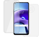 Tumundosmartphone Funda Completa Transparente Pc + Tpu Full Body 360 para Xiaomi Redmi Note 9T 5G