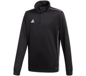 Adidas Core 18 TR Top Y Junior CE9028 football jersey – Camiseta de entrenamiento juvenil con corte deportivo y tejido transpirable para mayor comodidad.