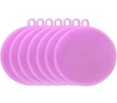 Fregador de Platos de Silicona | Esponja de Cocina | Cepillo de Plato | 7 PCS - Verde