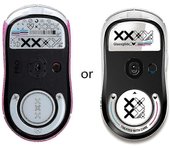 1 Unidades de Vidrio Bordes Curvados Pies de Ratón Patines de Ratón Pad Para Logitech Gpw Gpx Ratón