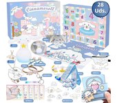 Miniso Hello Kitty Kuromi Anime Christmas Calendar Advent Blind Boxs Halloween Countdown Diy Handmade Toys Gift For Kids Toys