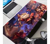Gaming Mouse Pad League of Legends Teemo Computer Mousepad 90x40 Playmat Natural Rubber Office Carpet Computer Mice Pad For LOL
